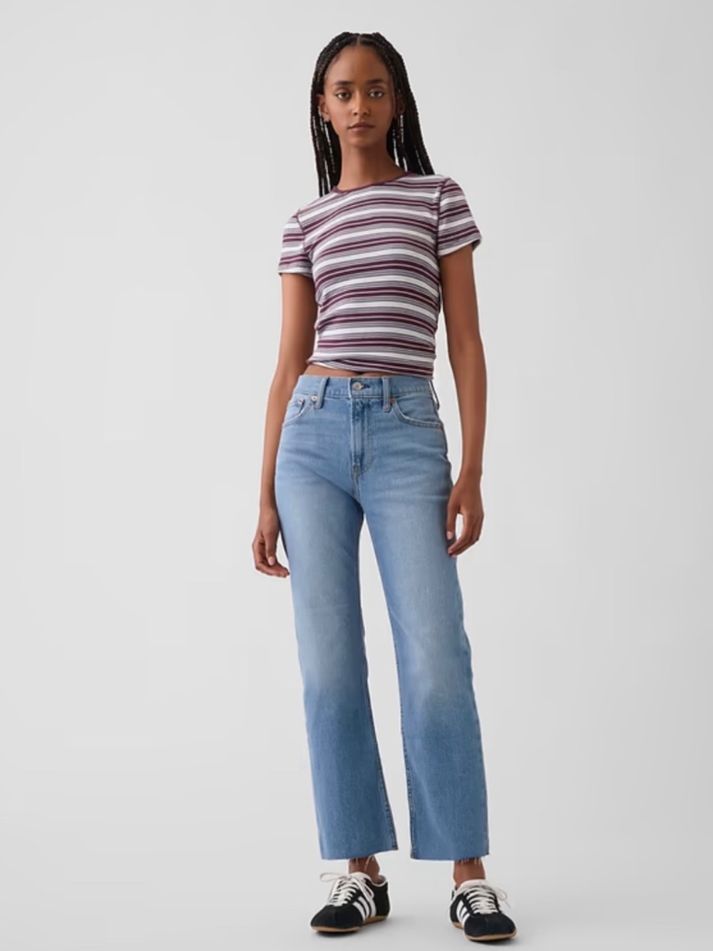 NEW Women’s Gap High Rise ’90s Slim Straight Crop Jeans